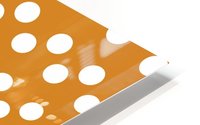 Chocolate Polka Dots HD Metal print