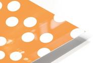 APRICOT Polka Dots HD Metal print