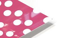 CRANBERRY Polka Dots HD Metal print
