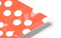 PUMPKIN Polka Dots HD Metal print