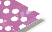 Spring Crocus Polka Dots HD Metal print