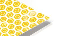 Yellow  Hexagen HD Metal print