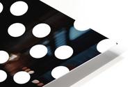Black  White Dots HD Metal print