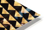 Gold Glitter Pattern HD Metal print