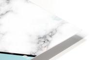 ABSTRACT GRAYISH BLUE MODERN MARBLE HD Metal print