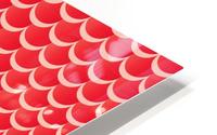 RED MERMAID PATTERN HD Metal print