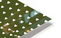 Army Heart Shape Pattern HD Metal print