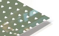 Camouflage Heart Shape Pattern HD Metal print