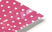 CRANBERRY Heart Shape Pattern HD Metal print
