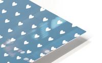 Grey  Heart Shape Pattern Impression metal HD