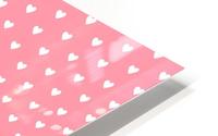 Salmon Heart Shape Pattern HD Metal print
