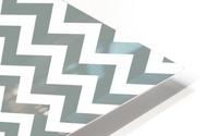 HAZE CHEVRON HD Metal print