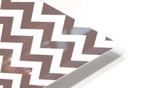 CHOCOLATE CHEVRON HD Metal print