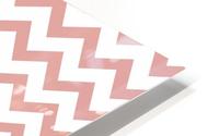 BLUSH CHEVRON HD Metal print