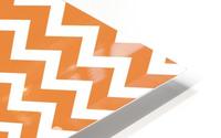 HONEY CHEVRON HD Metal print