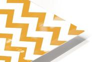 MARIGOLD CHEVRON HD Metal print