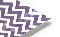 DARK SLATE GREY CHEVRON HD Metal print