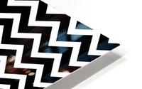 BLACK CHEVRON HD Metal print