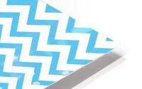 BLUE CHEVRON HD Metal print