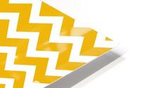 GOLDEN CHEVRON HD Metal print