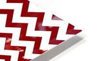 CURRANT CHEVRON HD Metal print