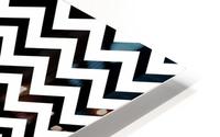 WHITE CHEVRON HD Metal print