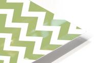 OLIVE CHEVRON HD Metal print