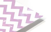 ORCHID CHEVRON HD Metal print