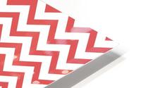 RED CHEVRON HD Metal print
