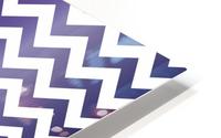 EGGPLANT CHEVRON HD Metal print