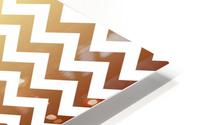CITRINE CHEVRON HD Metal print