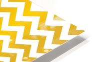 AUTUMN YELLOW CHEVRON HD Metal print
