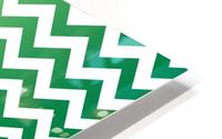 EMERALD CHEVRON HD Metal print
