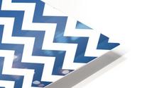 BLUEBERRY CHEVRON HD Metal print