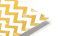 BANANA CHEVRON HD Metal print