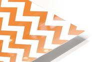 CARROT CHEVRON HD Metal print