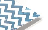 GREY  CHEVRON HD Metal print