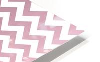 PINKY SHADE CHEVRON HD Metal print