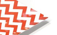 TOMATO CHEVRON HD Metal print