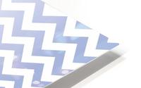 VIOLET PASTEL CHEVRON HD Metal print