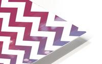 PLUM CHEVRON HD Metal print