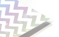 MULTICOLOR PASTEL CHEVRON HD Metal print