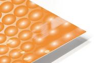 Orange Pearl Pattern HD Metal print