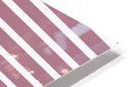 ROSY BROWN Stripes HD Metal print
