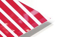 RASPBERRY Stripes HD Metal print