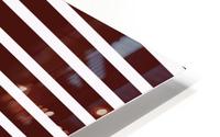 Peach Stripes HD Metal print
