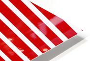 STRAWBERRY Stripes HD Metal print