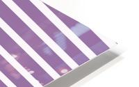 Violet Stripes HD Metal print