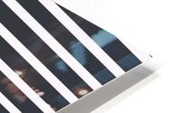 CHARCOAL Stripes HD Metal print
