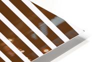 CARAMEL Stripes HD Metal print